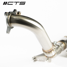 Load image into Gallery viewer, CTS TURBO MK6 GOLF R 2.0T, MK2 AUDI TT QUATTRO/TT-S 2.0T, 8P A3 QUATTRO/S3 2.0T HIGH FLOW CAT DOWNPIPE CTS-EXH-DP-0003-CAT