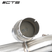 Load image into Gallery viewer, CTS TURBO MQB AWD EXHAUST DOWNPIPE WITH HIGH FLOW CAT (MK7/MK7.5 GOLF AWD, GOLF R, A3/S3/TT/TT-S QUATTRO) CTS-EXH-DP-0015-CAT