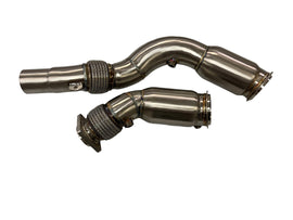 MAD BMW S55 CATTED DOWNPIPES M2C M3 M4 W/ FLEX SECTION MAD-2050