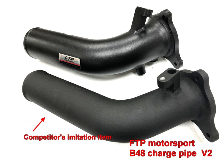 FTP BMW B48 B46 2.0T charge pipe V2