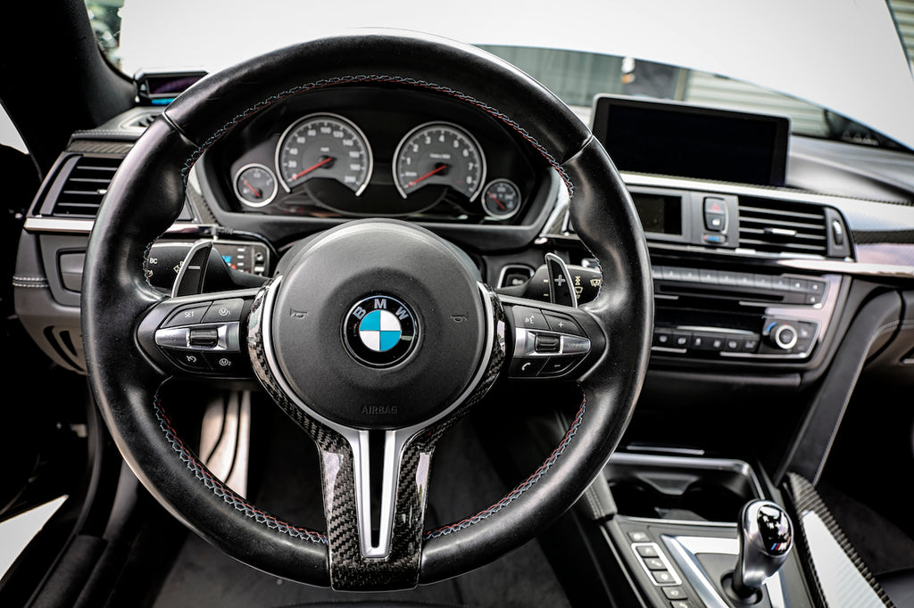 ARMA Speed BMW F80 M3/ F82 M4 / F87 M2 / F10 M5 LCI /F12 M6 Carbon Fiber Steering Wheel Cover