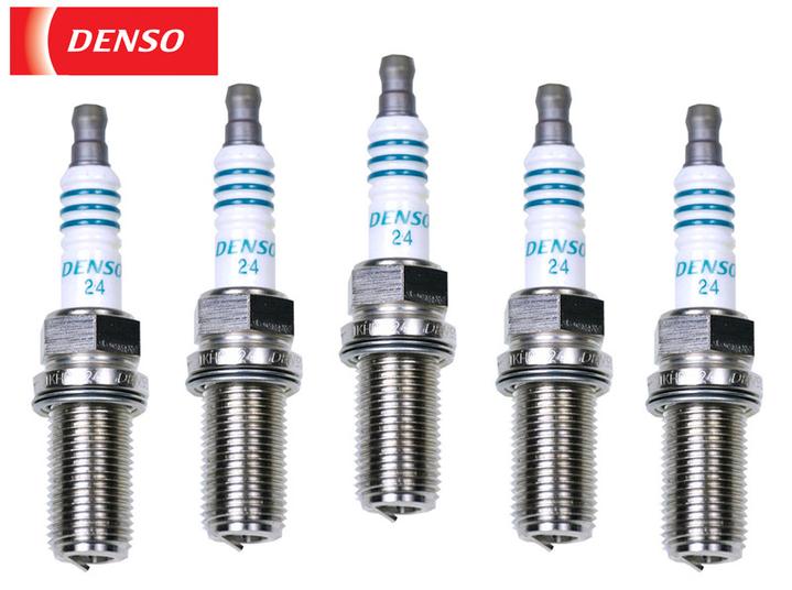 Denso (5 Pack) 5749 Spark plugs for Audi RS3 and TTRS w/ 16mm Magnetic Socket