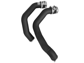 AFE Power BladeRunner 2-1/4 IN Aluminum Hot and Cold Charge Pipe Kit Black 46-20198-B