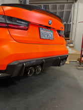 Load image into Gallery viewer, Dinmann Carbon Fiber 3 Piece Upper Rear Diffuser for G80/G82 BMW M3 &amp; M4
