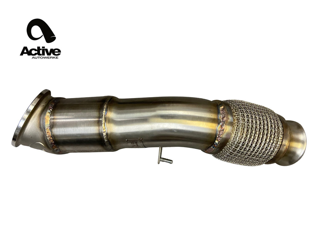 ACTIVE AUTOWERKE TOYOTA SUPRA MKV A91 2.0 B46 CATTED DOWNPIPE 11-566