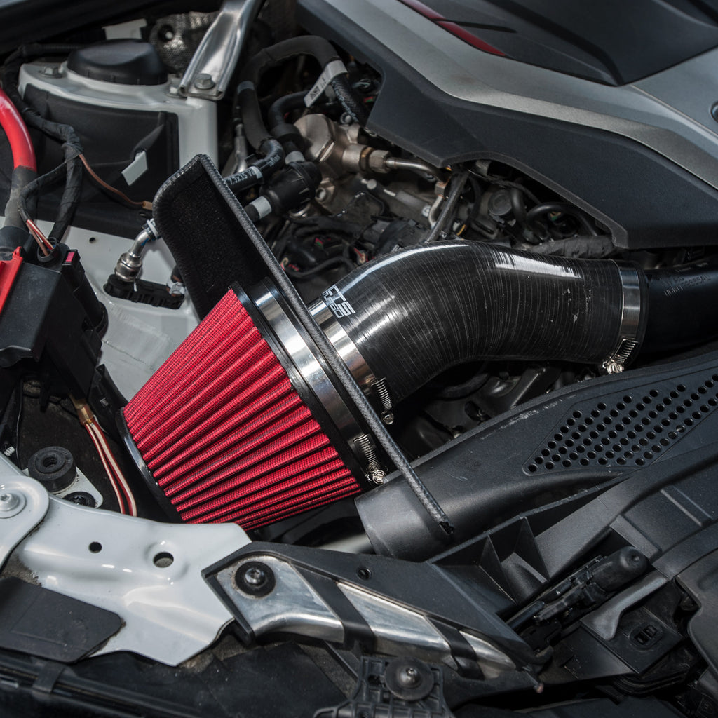 CTS TURBO B9 AUDI A4, ALLROAD, A5, S4, S5, RS4, RS5 HIGH-FLOW INTAKE (6″ VELOCITY STACK) CTS-IT-290R