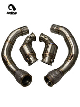 Load image into Gallery viewer, Active Autowerke F90 M5/M8 X5M/X6M CATTED DOWNPIPES 11-063