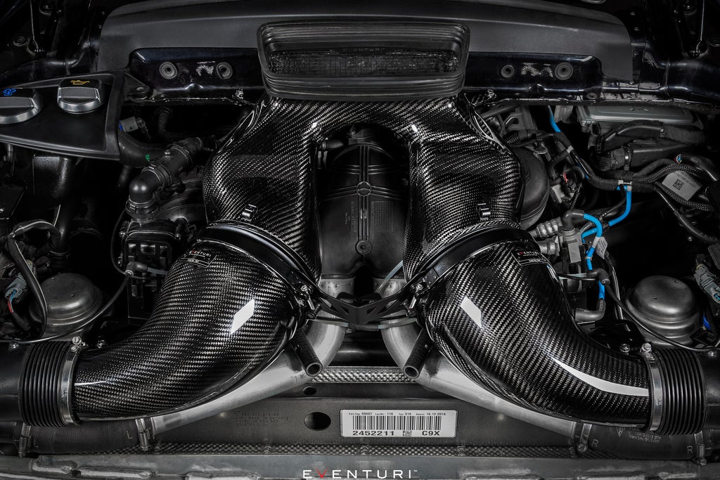 Eventuri Porsche 991 991.2 Turbo / Turbo S Black Carbon Intake System EVE-P991T-INT