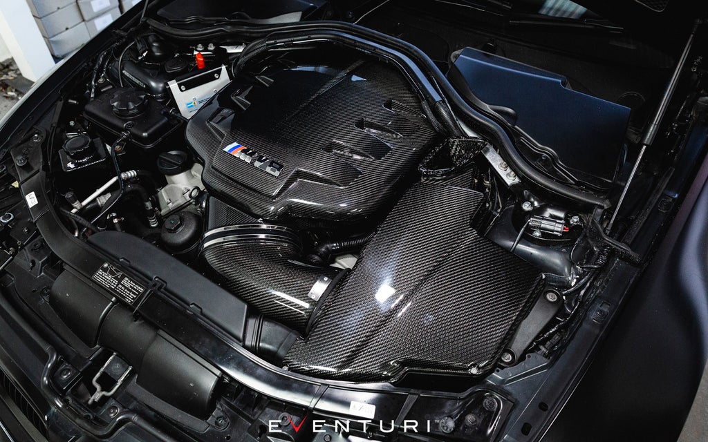 Eventuri BMW E9X M3 S65 Black Carbon Inlet Plenum EVE-E9X-CF-PLM