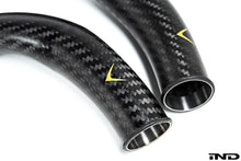 Load image into Gallery viewer, Eventuri BMW F8X M2C M3 M4 S55 Black Carbon Charge Pipe Set EVE-S55-CF-CHG