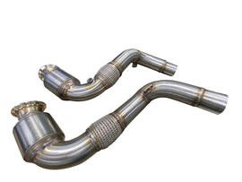 Active Autowerke BMW S63 N63 CATTED DOWNPIPES | V8 BMW X5 M AND X6 M X5 X6 550I 650I 11-041
