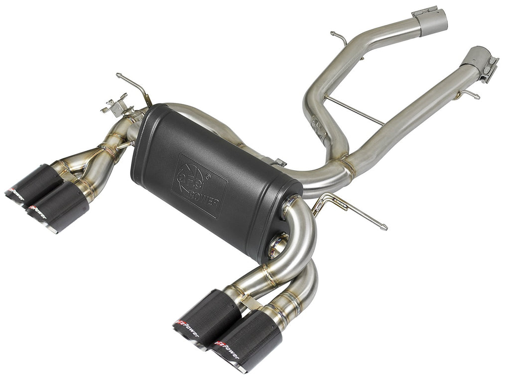 AFE Power MACH Force-Xp 3" to 2-1/2" 304 Stainless Steel Axle-Back Exhaust System 49-36338-1C