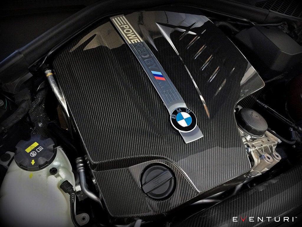 Eventuri BMW F87 M2 N55 Black Carbon Engine Cover  EVE-N55-M2-ENG