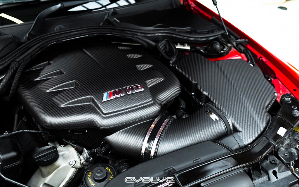 Eventuri BMW E9X M3 S65 Black Carbon Inlet Plenum EVE-E9X-CFM-PLM