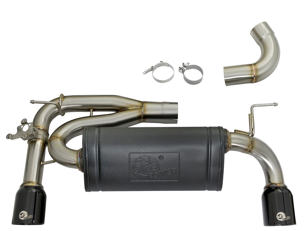 AFE Power MACH Force-Xp 3" to 2-1/2" 304 Stainless Steel Axle-Back Exhaust System 49-36335