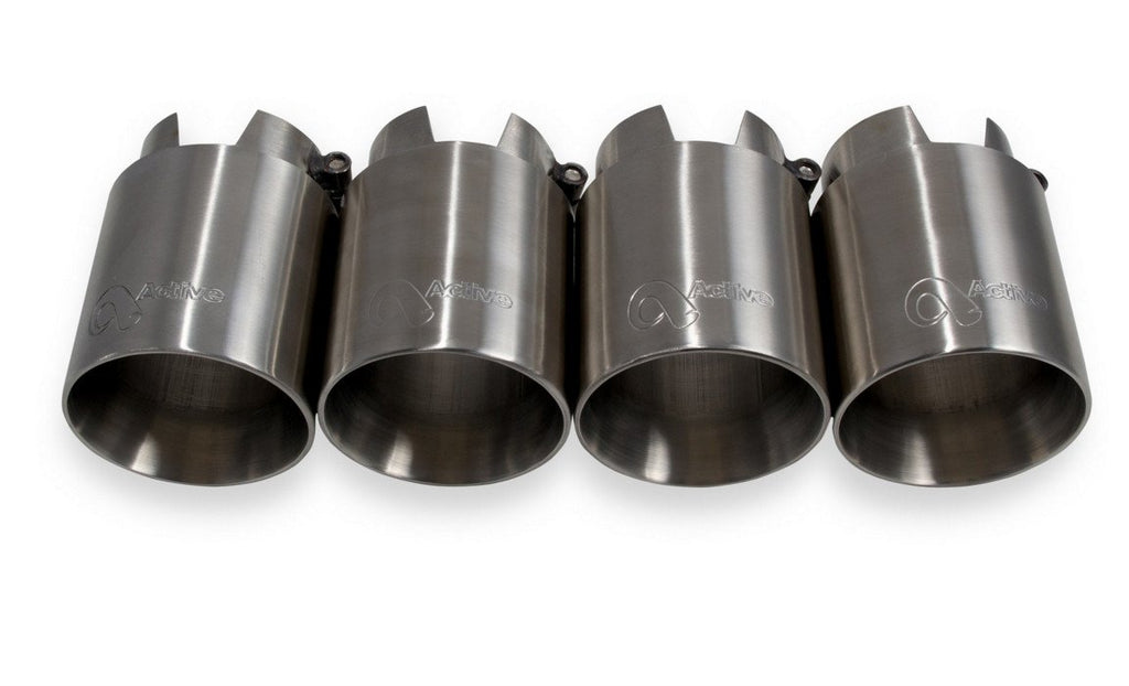 Active Autowerke F87 BMW M2 AND M2C REAR EXHAUST TIPS FOR ACTIVE EXHAUSTS 11-049