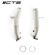 Load image into Gallery viewer, CTS Turbo CTS TURBO RACE DOWNPIPE SET FOR MERCEDES BENZ C43 C400 C450 E43 E400 E450 GLC43 WITH M276 ENGINE CTS-EXH-DP-0052