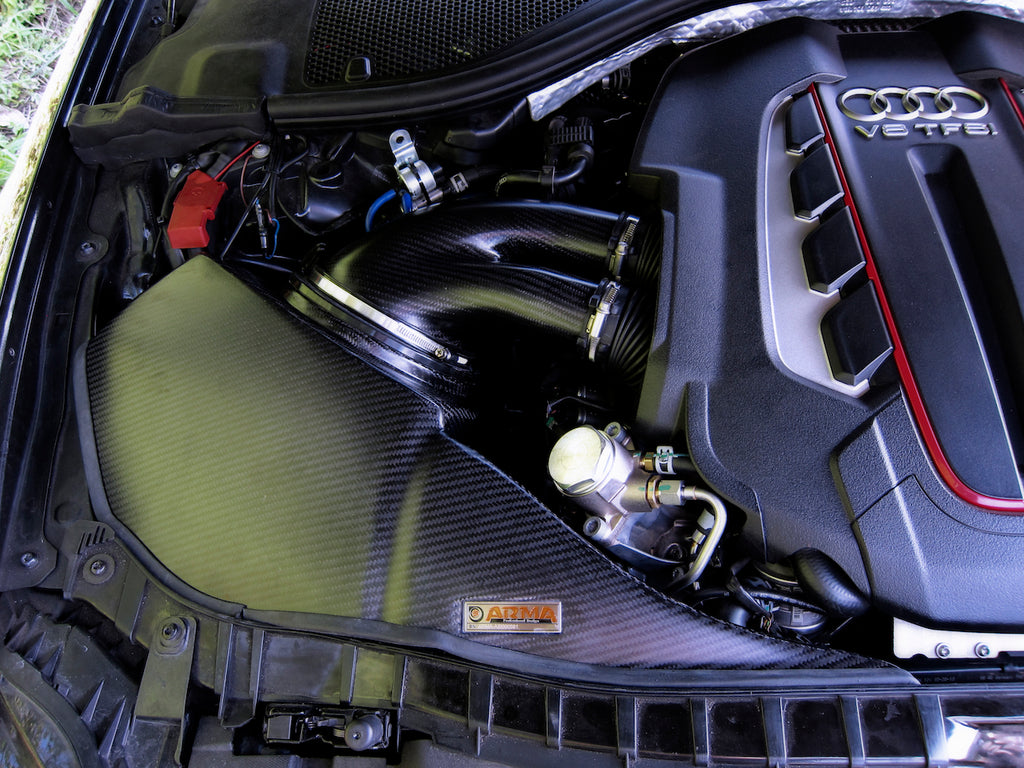 ARMA Speed Audi S6 C7 4.0T Carbon Fiber Cold Air Intake ARMAAUDIS6-B