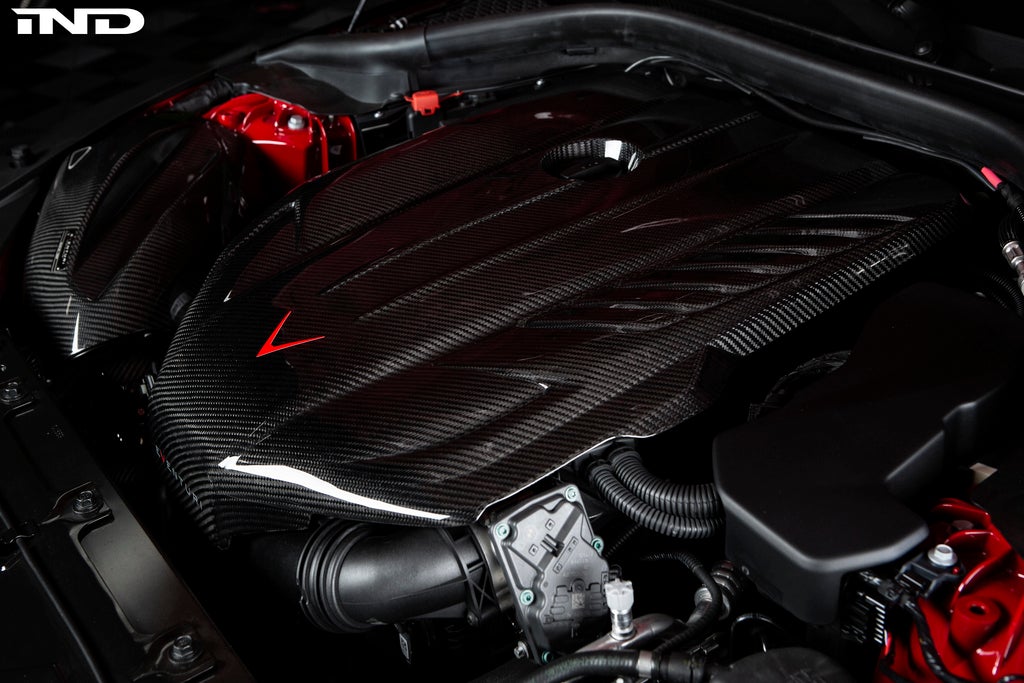 Eventuri Toyota A90 Supra B58 Black Carbon Engine Cover EVE-A90-CF-ENG