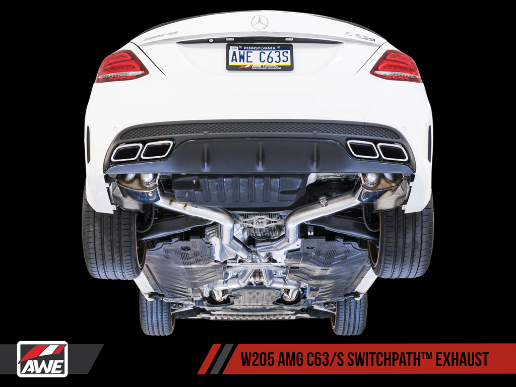 AWE TUNING MERCEDES-BENZ W205 AMG C63/S EXHAUST SUITE