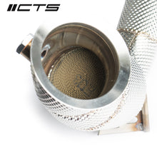 Load image into Gallery viewer, CTS TURBO MERCEDES-BENZ AMG W205/M177 C63/63S DOWNPIPES HIGH-FLOW CATS CTS-EXH-DP-0030-CAT