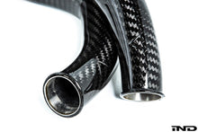 Load image into Gallery viewer, Eventuri BMW F8X M2C M3 M4 S55 Black Carbon Charge Pipe Set EVE-S55-CF-CHG