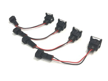 Load image into Gallery viewer, Precision Raceworks VW / AUDI ROW CAR TO EV1 INJECTOR ADAPTER HARNESS (4 PACK) 601-0050