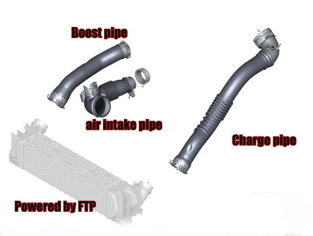 FTP F-N20 air intake pipe ( inlet pipe) V3 ,13717605638