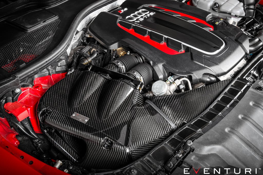 Eventuri Audi C7 RS6 / RS7 Black Carbon Intake System EVE-C7RS6-CF-INT