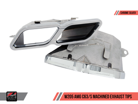 AWE TUNING MERCEDES-BENZ W205 AMG C63 MACHINED EXHAUST TIPS GRP-EXH-MBC63TIPS1