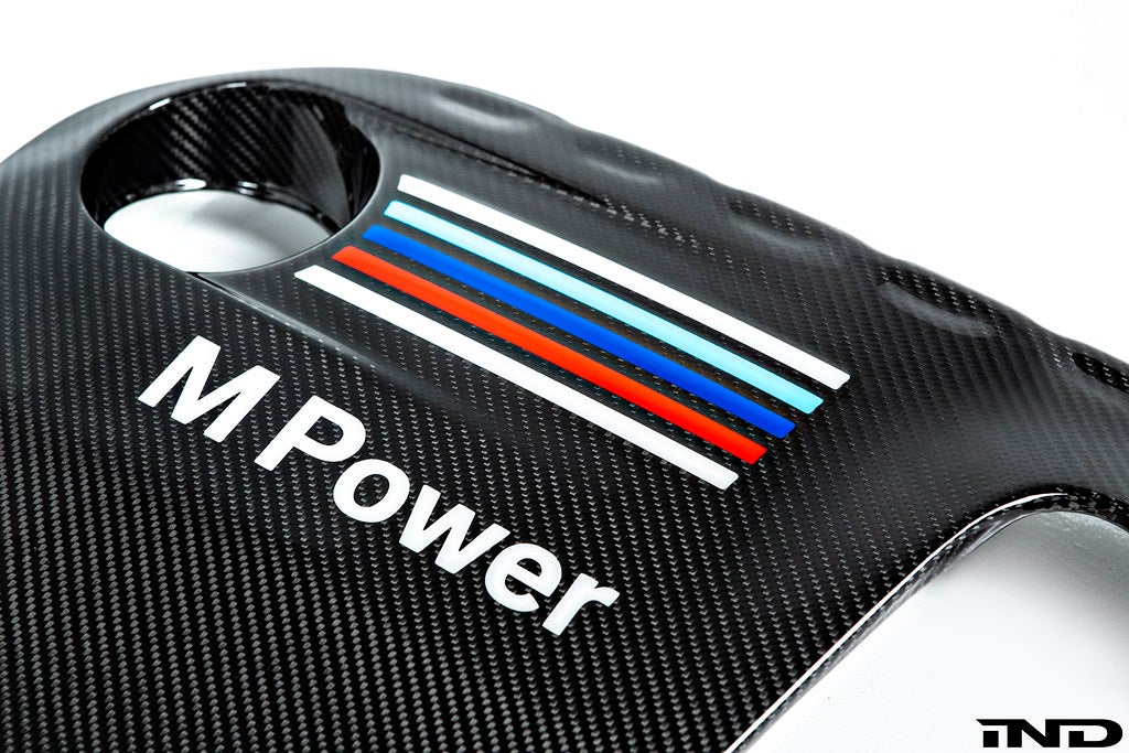 Eventuri BMW F8X M3 / M4 S55 Black Carbon / Colored Kevlar Engine Cover EVE-F8XM-KV-ENG