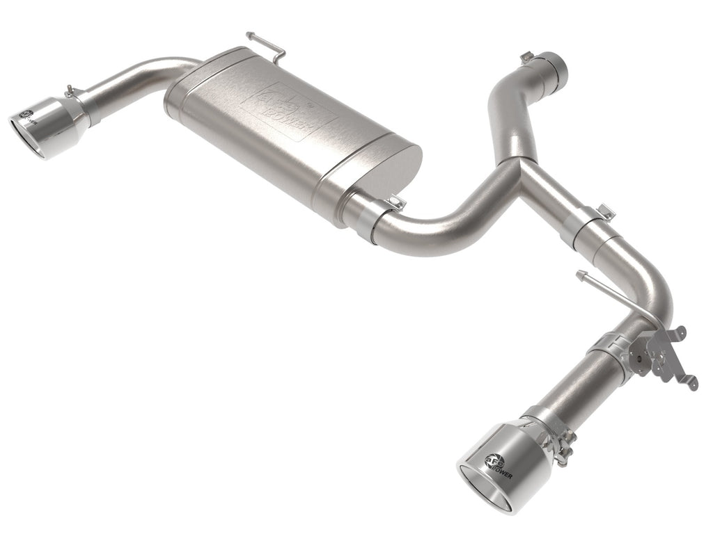 AFE Power MACH Force-Xp 3 IN to 2-1/2 IN 304 Stainless Steel Axle-Back Exhaust System 49-36349-B