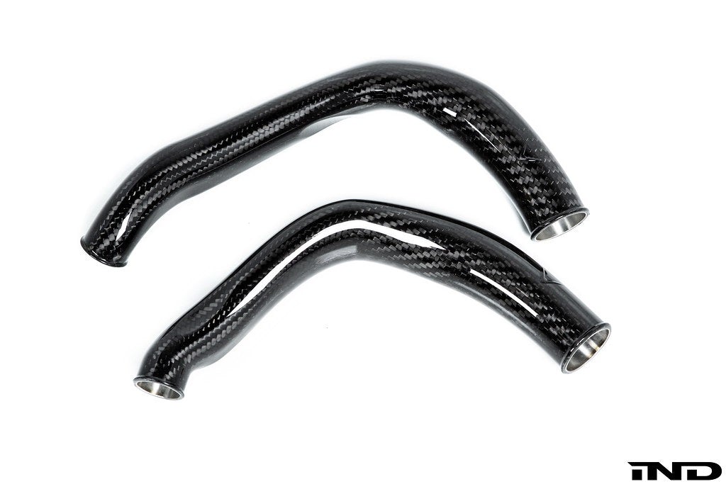 Eventuri BMW F8X M2C M3 M4 S55 Black Carbon Charge Pipe Set EVE-S55-CF-CHG