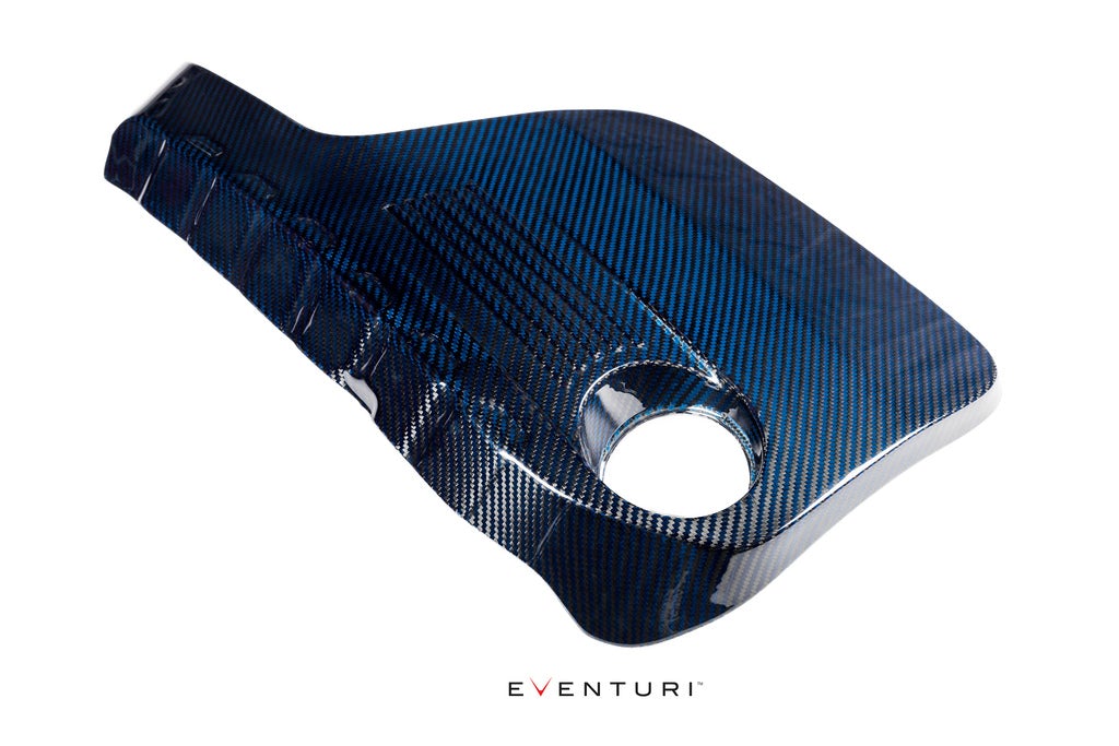 Eventuri BMW F8X M3 / M4 S55 Black Carbon / Colored Kevlar Engine Cover EVE-F8XM-KV-ENG