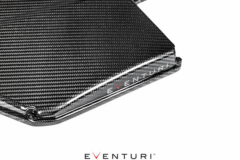 Eventuri BMW E9X M3 S65 Black Carbon Airbox Lid - Gloss EVE-E9X-CF-ARB