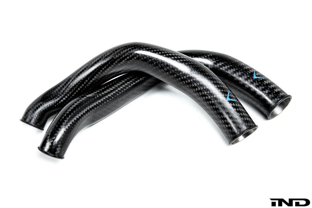 Eventuri BMW F8X M2C M3 M4 S55 Black Carbon Charge Pipe Set EVE-S55-CF-CHG