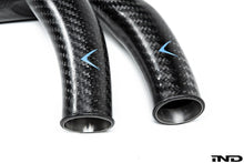 Load image into Gallery viewer, Eventuri BMW F8X M2C M3 M4 S55 Black Carbon Charge Pipe Set EVE-S55-CF-CHG