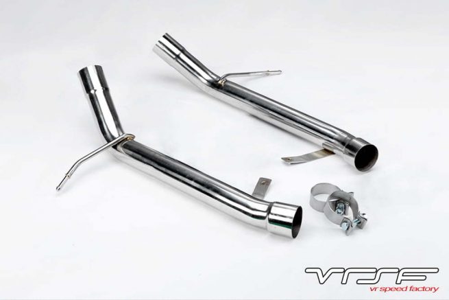 VRSF Stainless Steel Muffler Delete for 07-13 BMW 335i/335xi/335is E90/E91/E92/E93 N54 & N55 10902050