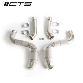 CTS TURBO MERCEDES-BENZ AMG W205/M177 C63/63S DOWNPIPES HIGH-FLOW CATS CTS-EXH-DP-0030-CAT