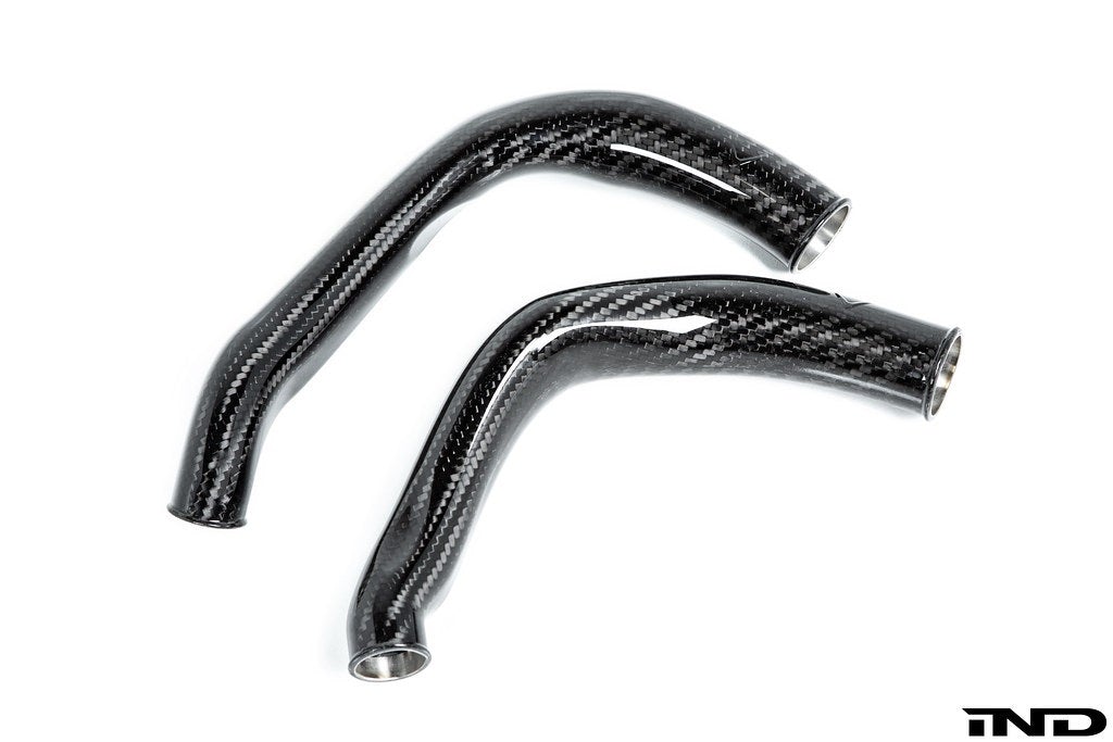 Eventuri BMW F8X M2C M3 M4 S55 Black Carbon Charge Pipe Set EVE-S55-CF-CHG