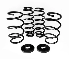 EMMANUELE DESIGN VW MK7/AUDI 8V LOWERING SPRING KIT WITH REAR SPRING PADS (MQB GOLF, GTI, GOLF R, A3, S3) EMD-MQB-LS