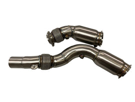 MAD BMW S55 CATTED DOWNPIPES M2C M3 M4 W/ FLEX SECTION MAD-2050