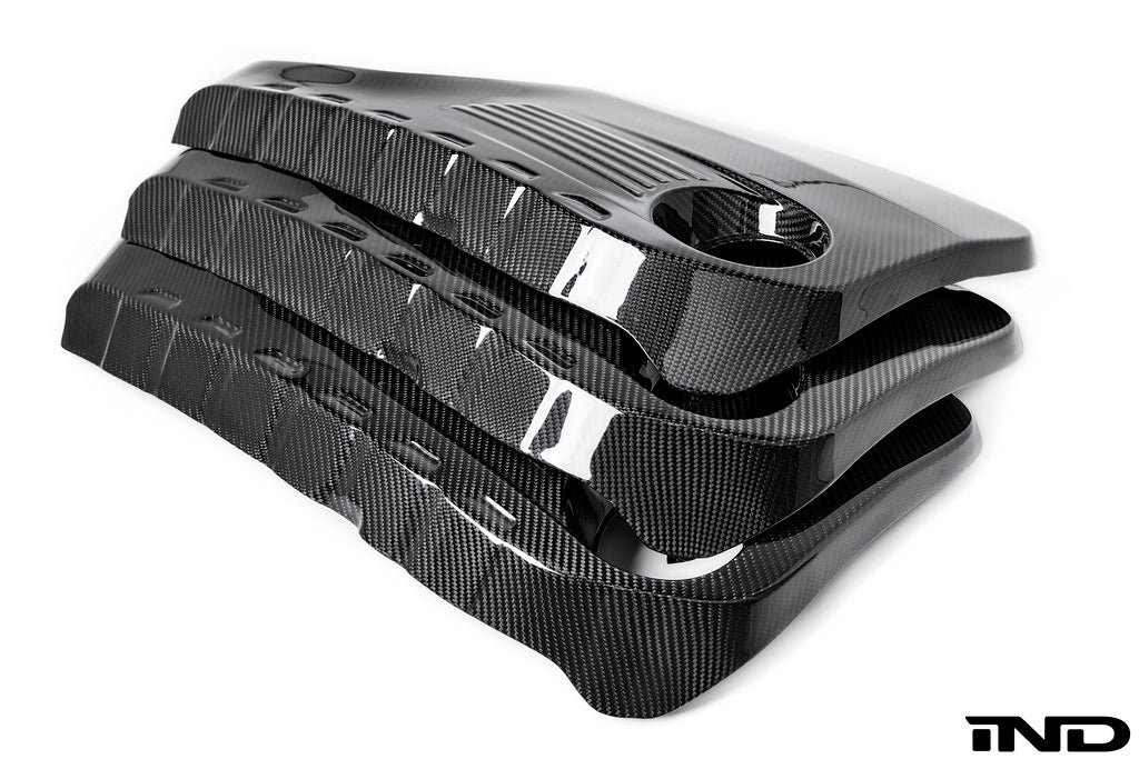 Eventuri BMW F8X M3 / M4 S55 Black Carbon / Colored Kevlar Engine Cover EVE-F8XM-KV-ENG