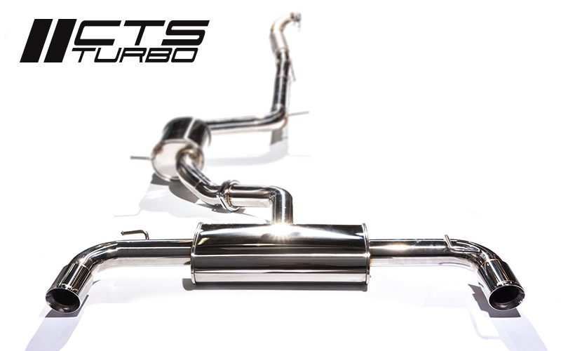 CTS TURBO VW MK6 GTI 3″ TURBO BACK EXHAUST HIGH-FLOW CAT CTS-EXH-TB-0002-CAT
