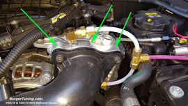 Burger Motorsports B58 Billet Water Injection Spacer (F chassis BMW)