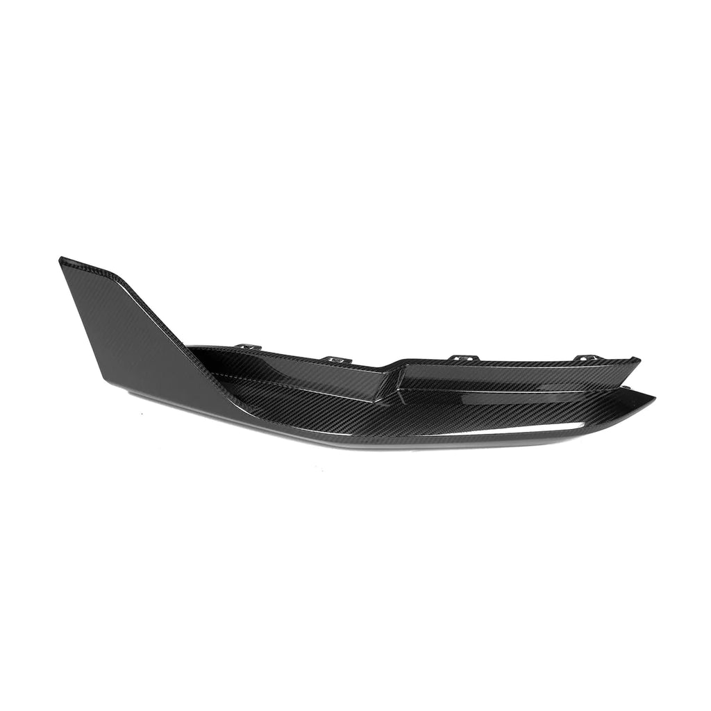 R44 MHC PLUS BMW G80 M3 OEM STYLE REAR SIDE DIFFUSER CORNER REPLACEMENTS IN PRE PREG CARBON FIBRE