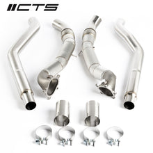 Load image into Gallery viewer, CTS TURBO AUDI C7/C7.5 S6/S7/RS7 4.0T CAST DOWNPIPE RACE SET CTS-EXH-DP-0026