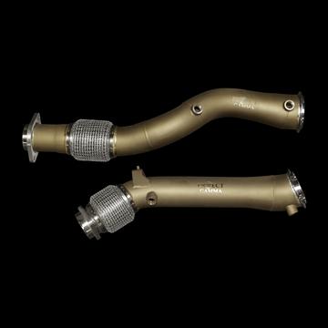 Project Gamma BMW X3M | X4M (F97, F89) STAINLESS STEEL CATLESS DOWNPIPES