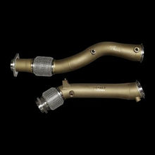 Load image into Gallery viewer, Project Gamma BMW X3M | X4M (F97, F89) STAINLESS STEEL CATLESS DOWNPIPES