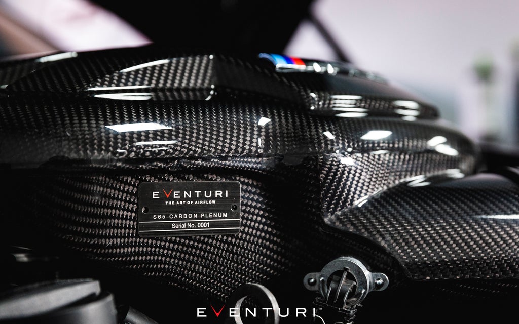 Eventuri BMW E9X M3 S65 Black Carbon Inlet Plenum EVE-E9X-CF-PLM